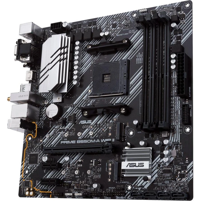 Motherboard Asus PRIME B550M-A (WI-FI II) (AMD,AM4,DDR4,mATX)
