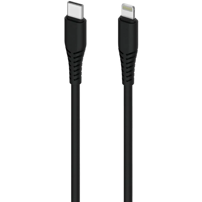 Καλώδιο Lightning 2GO data-Black-100cm USB Type-C 3.1 - Lightning