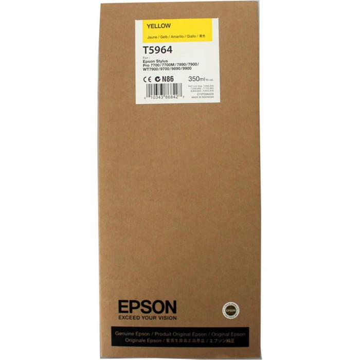 Μελάνι Epson yellow T 596 350 ml T 5964