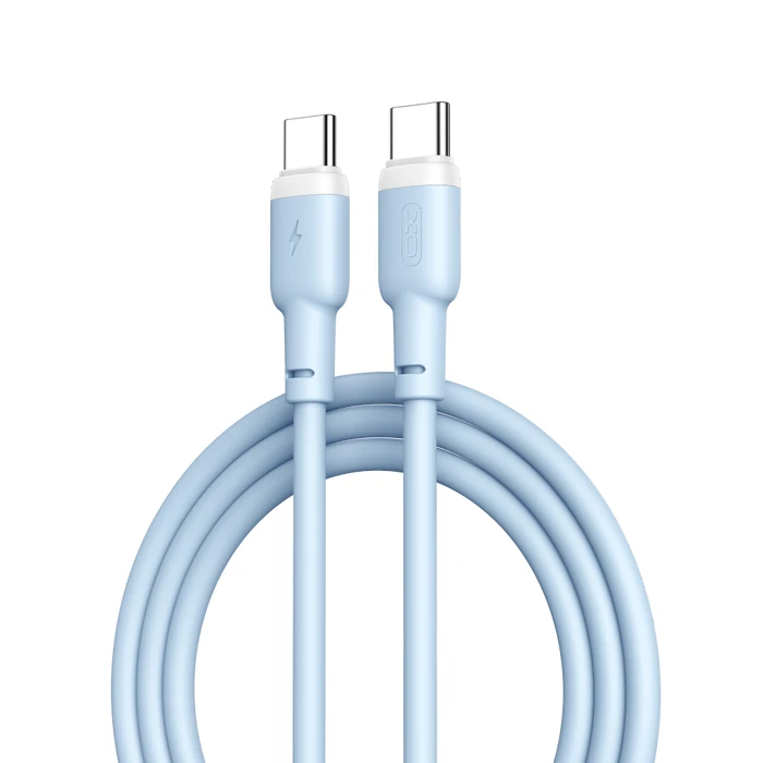 Καλώδιο USB XO NB208B Φόρτισης TypeC Σε TypeC 60W 1m Μπλέ