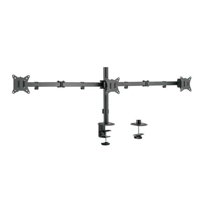 Βάση Monitor Sbox TABLE STAND FOR 3 17'-27' VESA 100x100 MAX