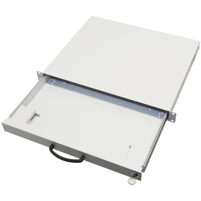 Ράφι Για Καμπίνα Δικτύου Aixcase 19" Rack 1U keyboard drawer empty light gray