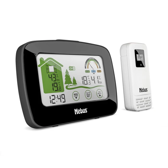 Μετεωρολογικός Σταθμός Mebus 40902 Wireless