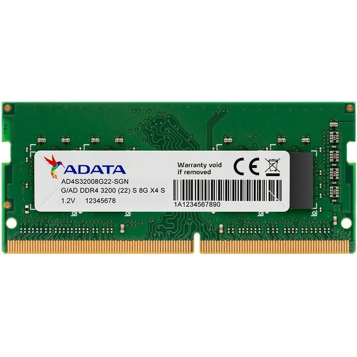 Μνήμη RAM Φορητού DDR4 8GB Adata Premier Series - SO DIMM 260-PIN - 3200 MHz / PC4-25600