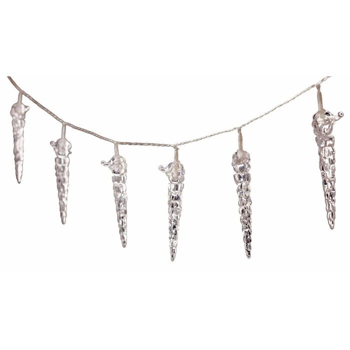 Χριστουγεννιάτικα Λαμπάκια Entac Εσωτερικά Πλαστική Βροχή 11εκ 10 LED 1,65μ (2xAA Δεν περιλαμβ.)