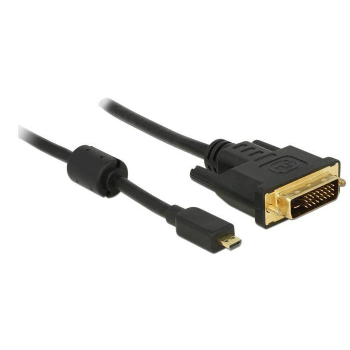 Καλώδιο HDMI Delock HDMI micro D -> DVI(24+1) M/M 2.00m