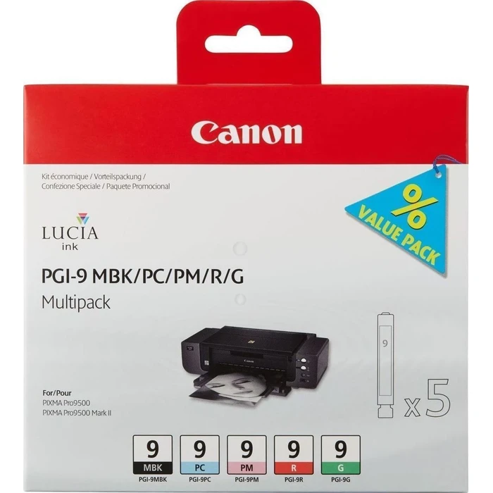 Μελάνι Canon PGI-9 Multi Pack MBK/PC/PM/R/G