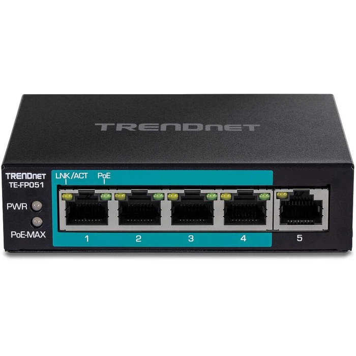 Network Switch Trendnet 5-Port Fast Ethernet Long Range PoE+