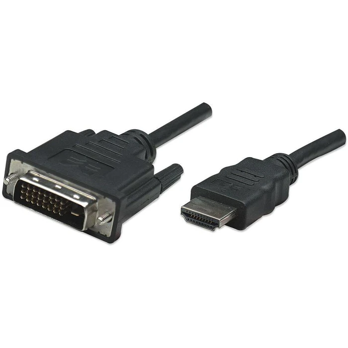 Καλώδιο HDMI Manhattan to DVI HDMI-Stecker to DVI-D, 1m