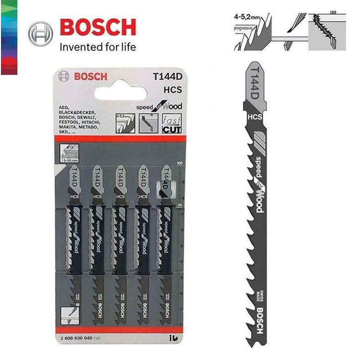 Λάμες Σέγας Bosch 5 T 144 D