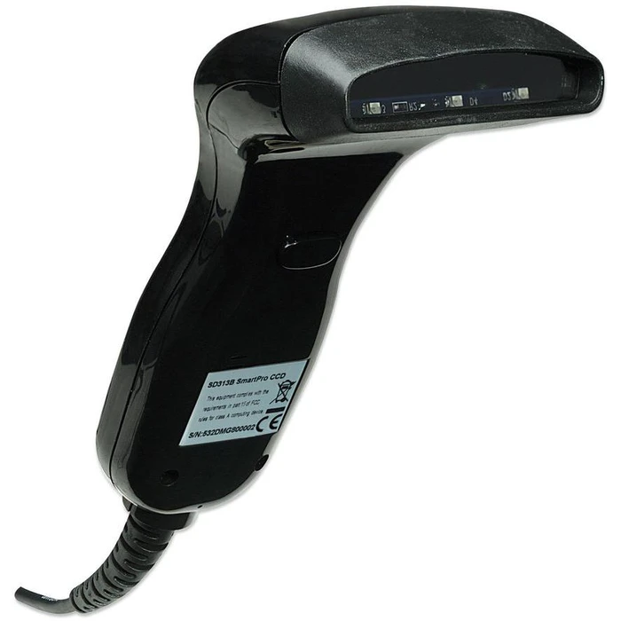 Barcode Scanner Manhattan Kontakt CCD USB 80mm black
