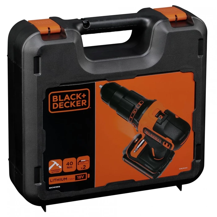 Δραπανοκατσάβιδο Black & Decker BDCHD18KB-QW Cordless Combi Drill