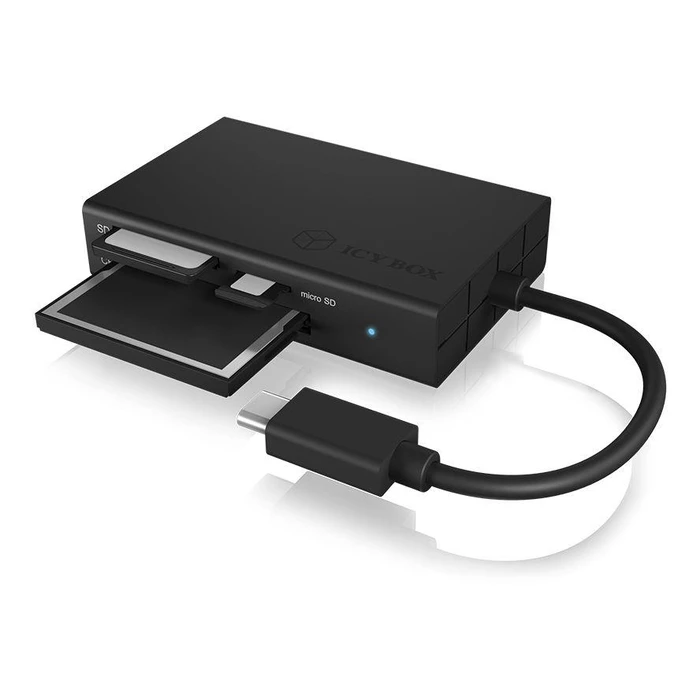 Card Reader Adapter IcyBox ext. USB TypeC -> SD / microSD / CF