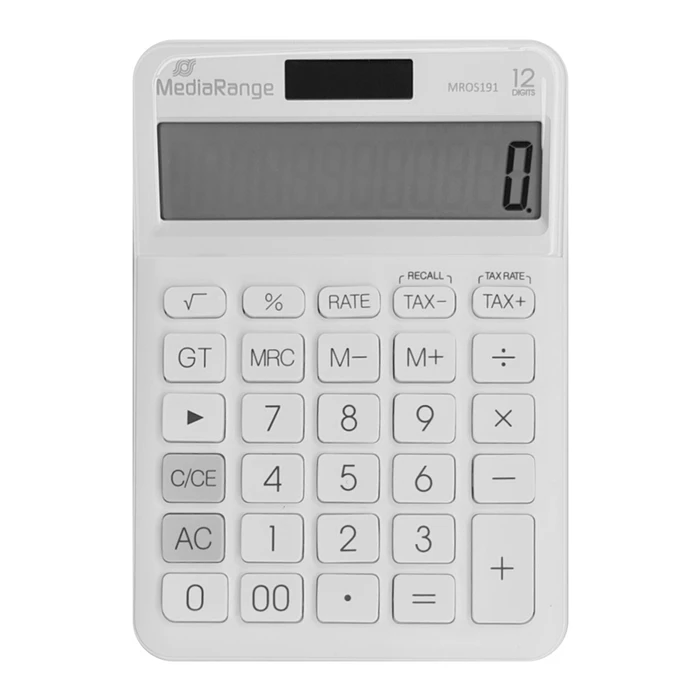 Αριθμομηχανή MediaRange 12-st. LC-Display Solar/Bat.