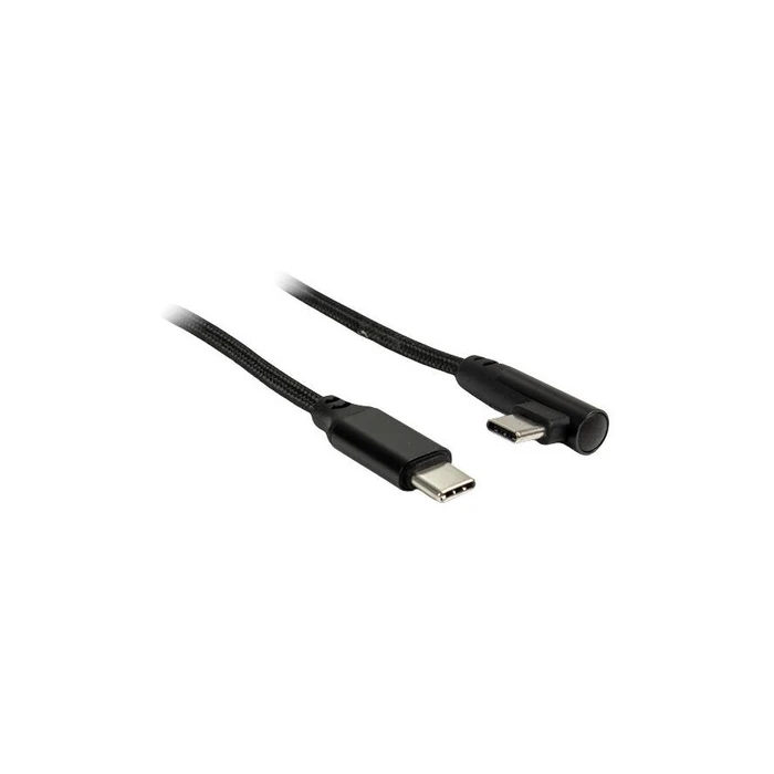 Καλώδιο USB Inter-Tech Type C to Type C 90°, 1m Black