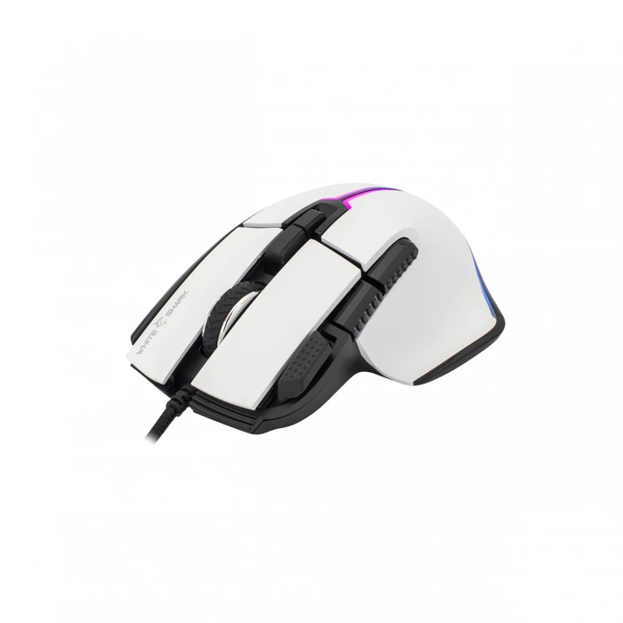 Ποντίκι Gaming Ενσύρματο White Shark GM-9006 MARROK White 12000DPI 