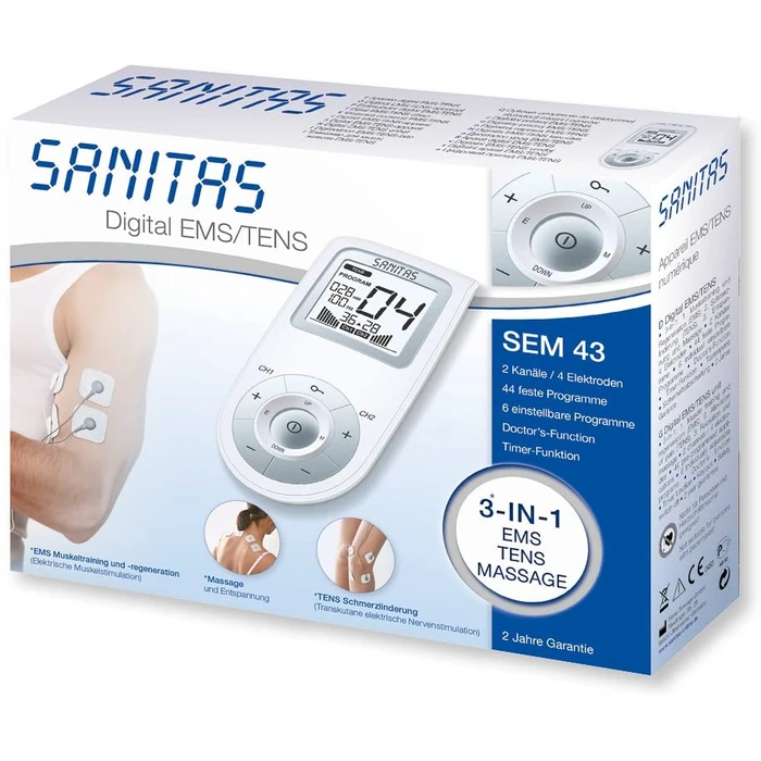 Συσκευή Μασάζ Sanitas SEM 43 Digital EMS/TENS