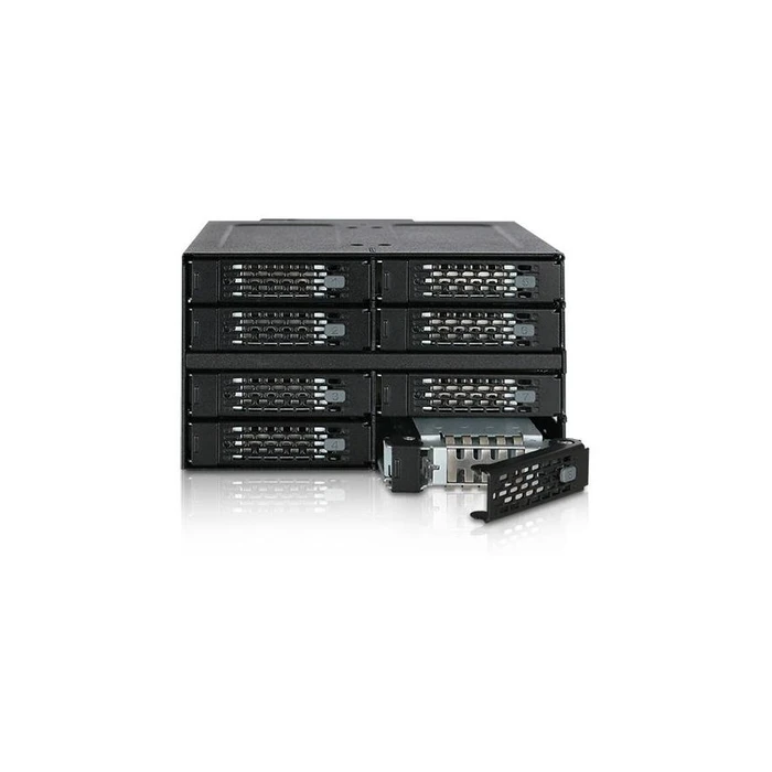 Πλαίσιο Για Σκληρούς Δίσκους Backplane IcyDock 8x6,3cm SATA/SAS in 1x5,25" SSD/HDD 5-15mm retail