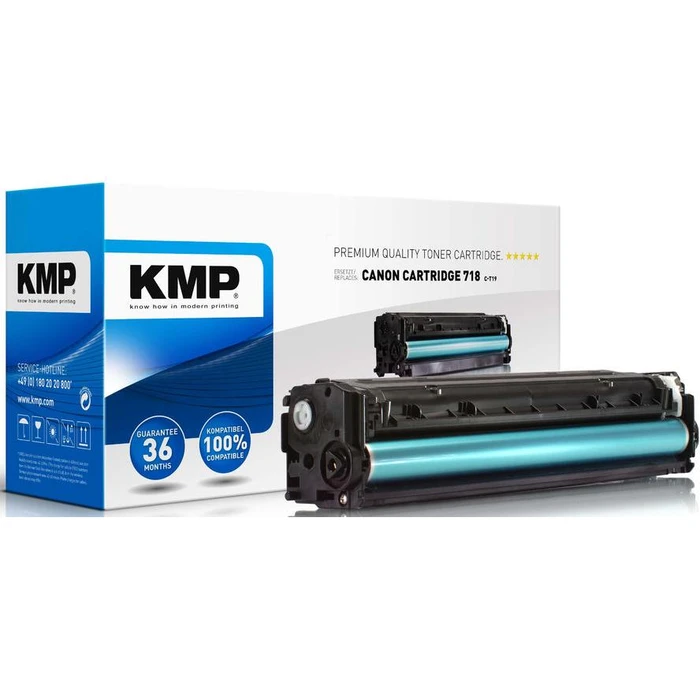 Toner Συμβατό KMP Canon 718BK (2662B002) black 3400 S. C-T19