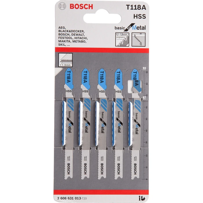Λάμες Σέγας Bosch 5 T 118 A