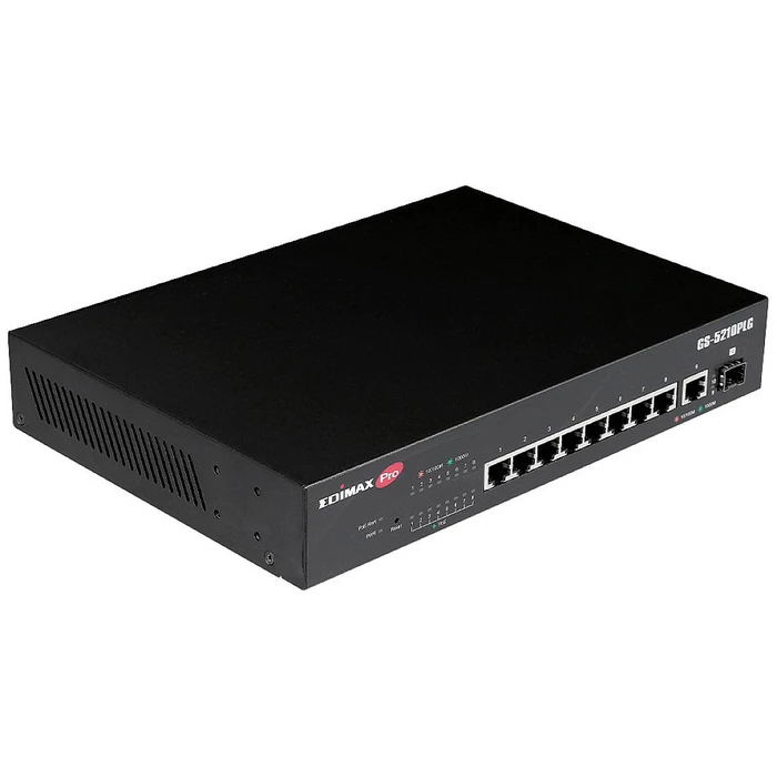 Network Switch Edimax Pro 10x GE GS-5210PLG (POE+)