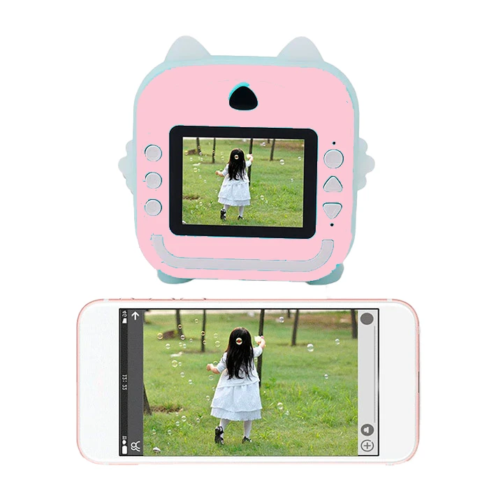 Φωτογραφική Μηχανή Lamtech BlueTOOTH KID Instant White/PINK