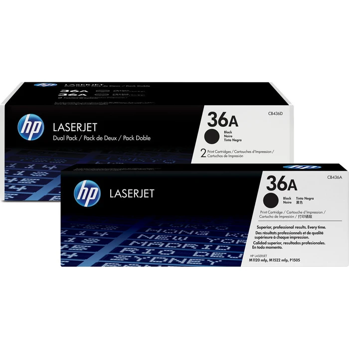 Toner HP (CB436AD) No 36AD Dual Pack Black
