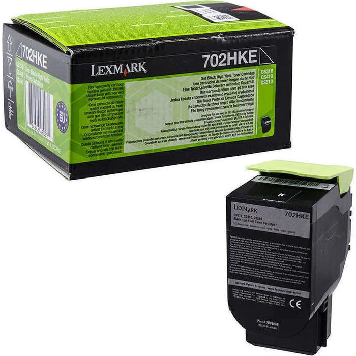 Toner Lexmark 702HKE - Black - original