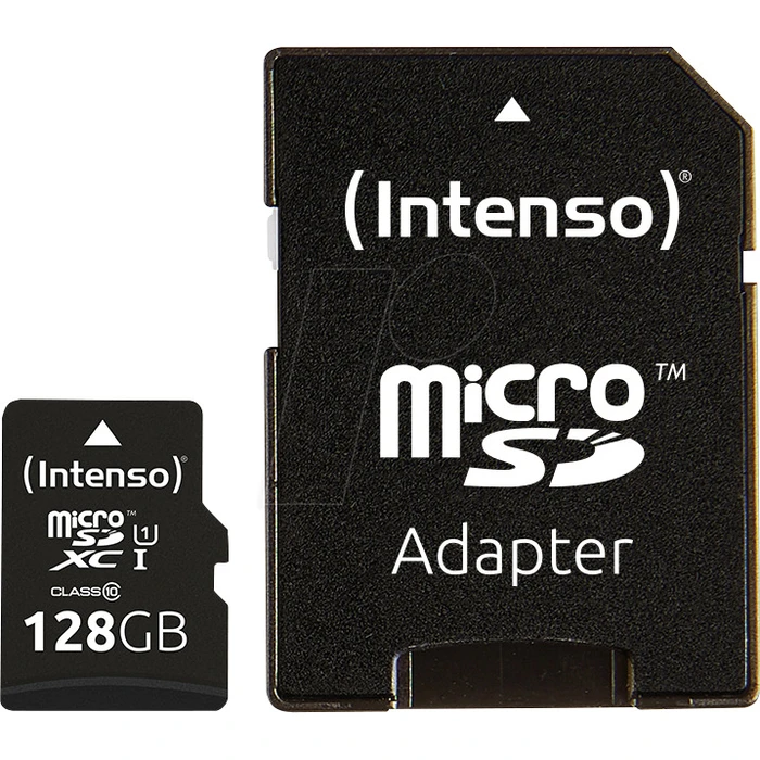 Κάρτα Μνήμης microSDXC 128GB Intenso Class 10 UHS-I U1 Performance