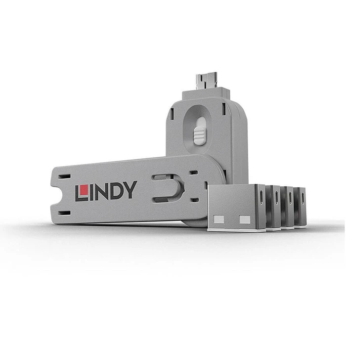Blockers Lindy USB Portport locks 4xWhite with key