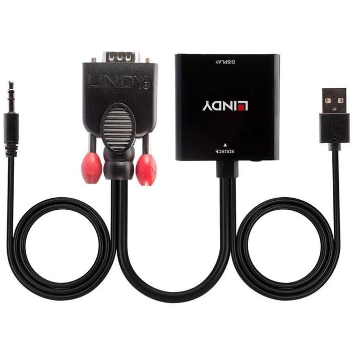 Αντάπτορας HDMI Lindy VGA & Audio to HDMI