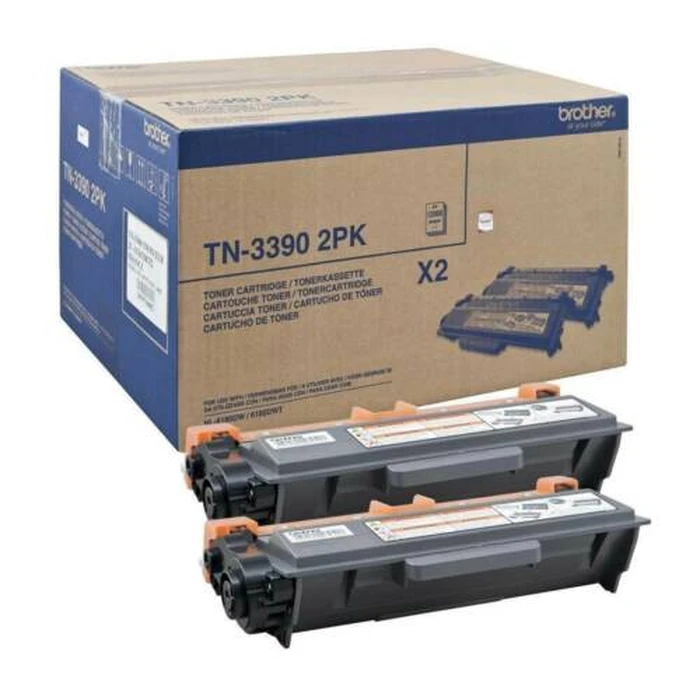 Toner Brother TN3390 - 2-pack - Black - Original