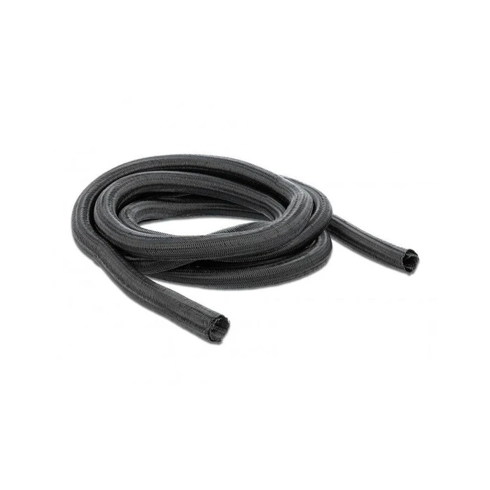 Οργανωτής Καλωδίων Delock braided hose self-closing 10m x 25mm black