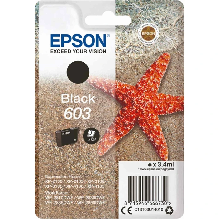 Μελάνι Epson black 603 T 03U1