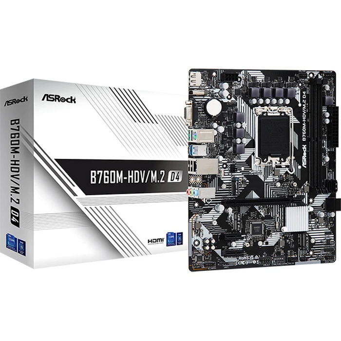 Motherboard ASRock Intel 1700 B760M- HDV/M/2 D4