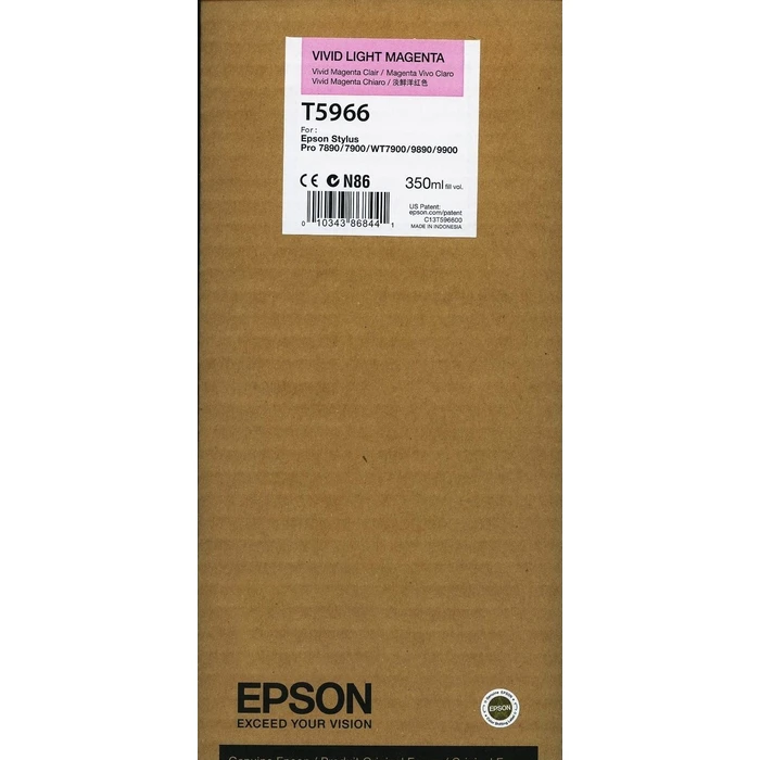 Μελάνι Epson vivid light magenta T 596 350 ml T 5966