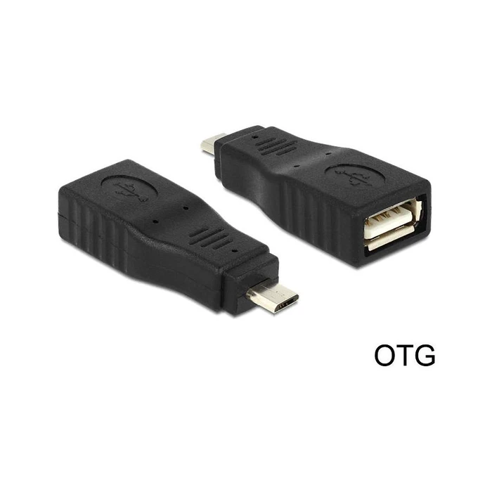 Αντάπτορας USB Delock A to micro B male / female OTG