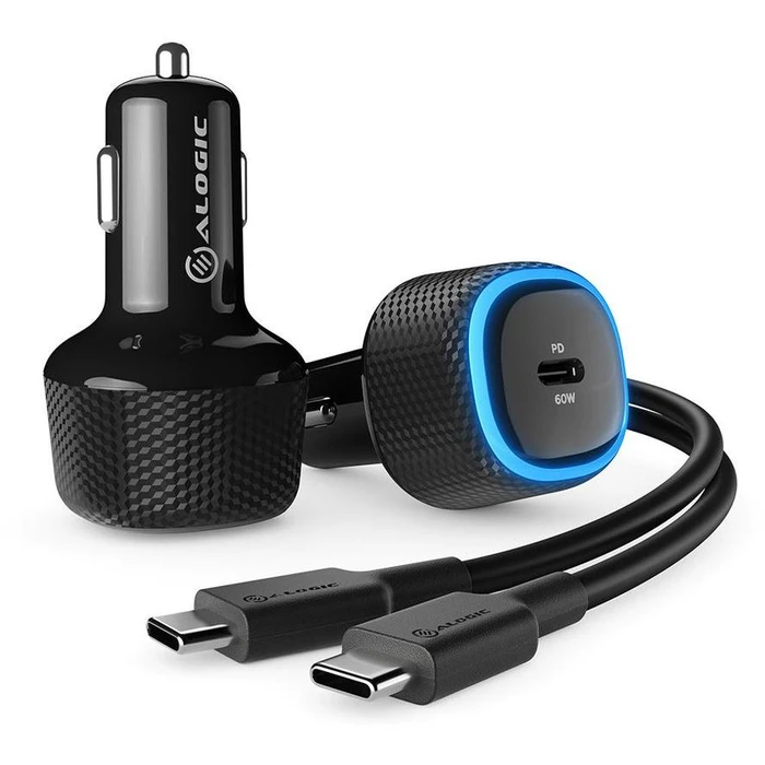 Φορτιστής Αυτοκινήτου Alogic USB-C 60W black