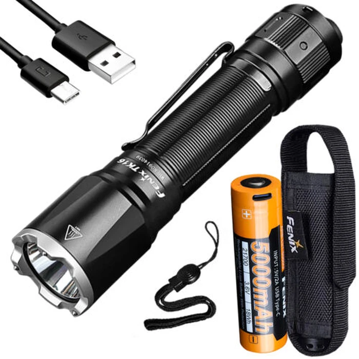 Φακός LED Fenix Torch TK16 V2.0 14.3 cm, 3100 lm