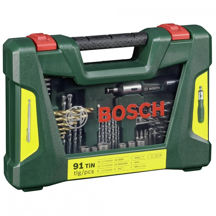 Σετ Εργαλείων Bosch V-Line Titanium Drill + Bit Set 91 parts