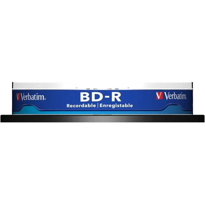 BD-R Verbatim 25GB 10pcs Spindel 6x White Blue Surface
