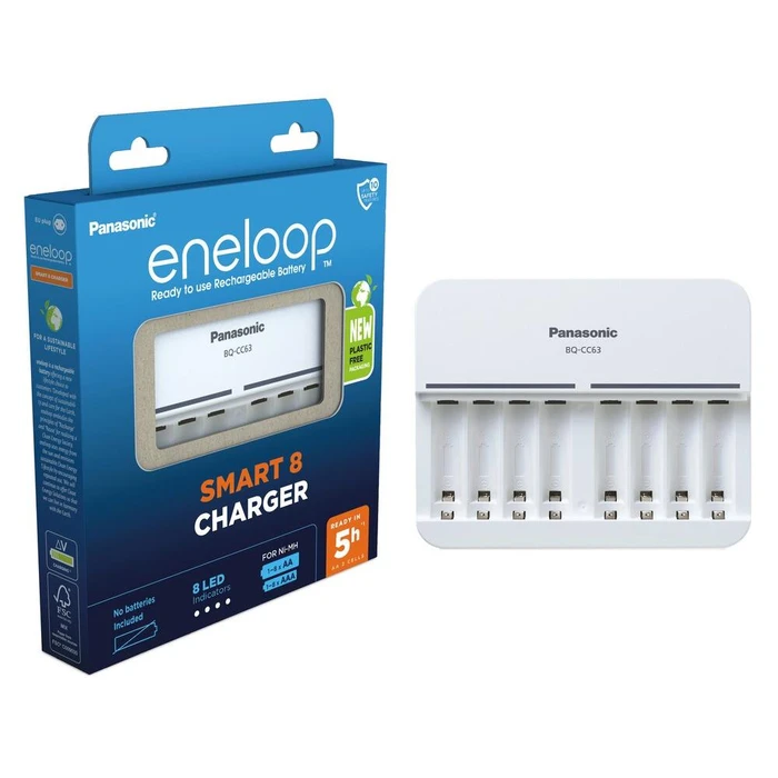 Φορτιστής Μπαταριών Panasonic Eneloop Smart 8 BQ-CC63 without batteries