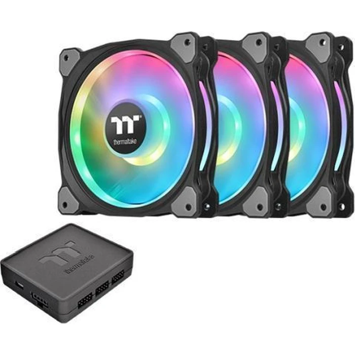 Case Fan 12cm Thermaltake Pure Duo 12 RGB 3Pack Fan CL-F073-PL12SW-A