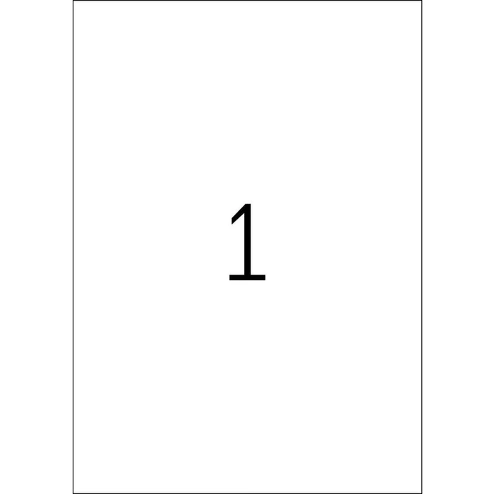 Ετικέτες Herma transparent A4 matt 210 x 297 mm wfest 10 pcs.