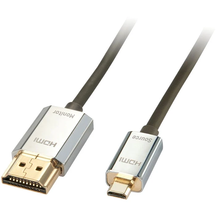Καλώδιο HDMI Lindy High Speed to Micro HDMI CROMO Slim 3m