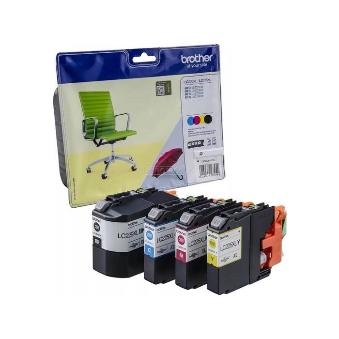 Μελάνι Brother LC229XL value pack - 4-pack - black, yellow, cyan, magenta