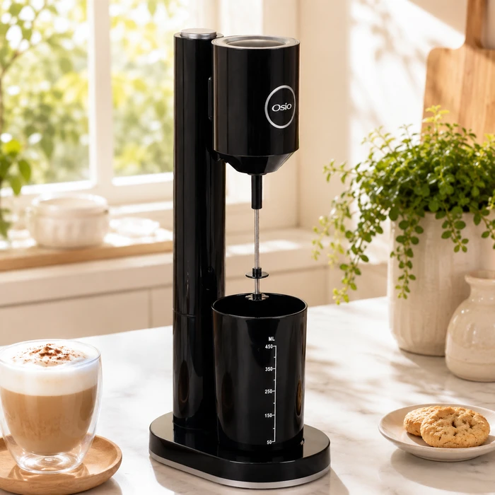 Osio OMC-2220BL Επιτραπέζιο Μίξερ Φραπέ 100W Μαύρο (Δοχείο 450ml)