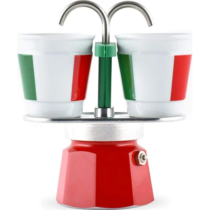 Μπρίκι Espresso Bialetti Set MINI ITALIA 2 BICC.