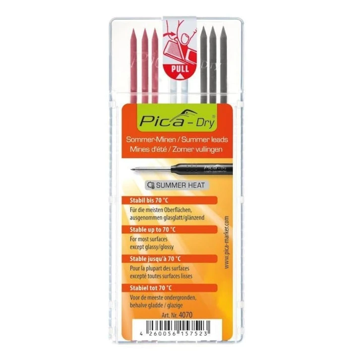 Μύτες Μηχανικών Μολυβιών Pica DRY Refills SUMMER HEAT