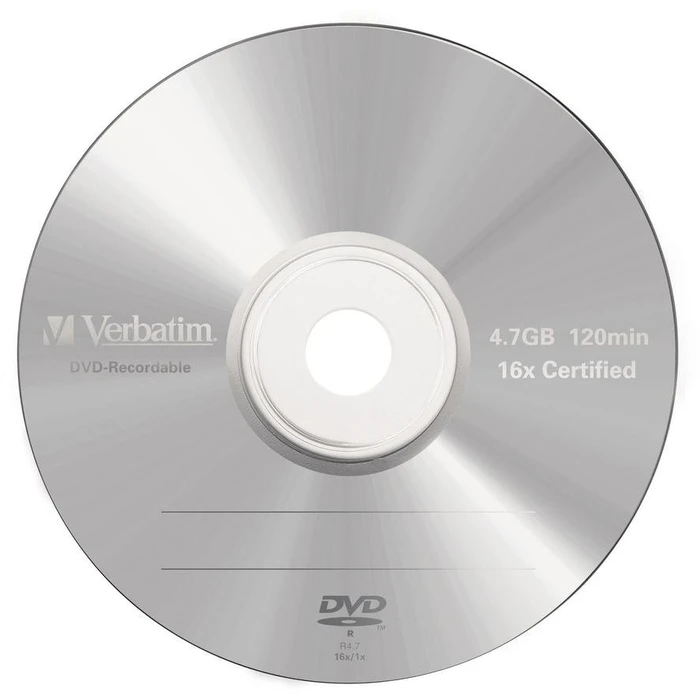 DVD-R Verbatim 4,7GB 5pcs Jew SR 16x